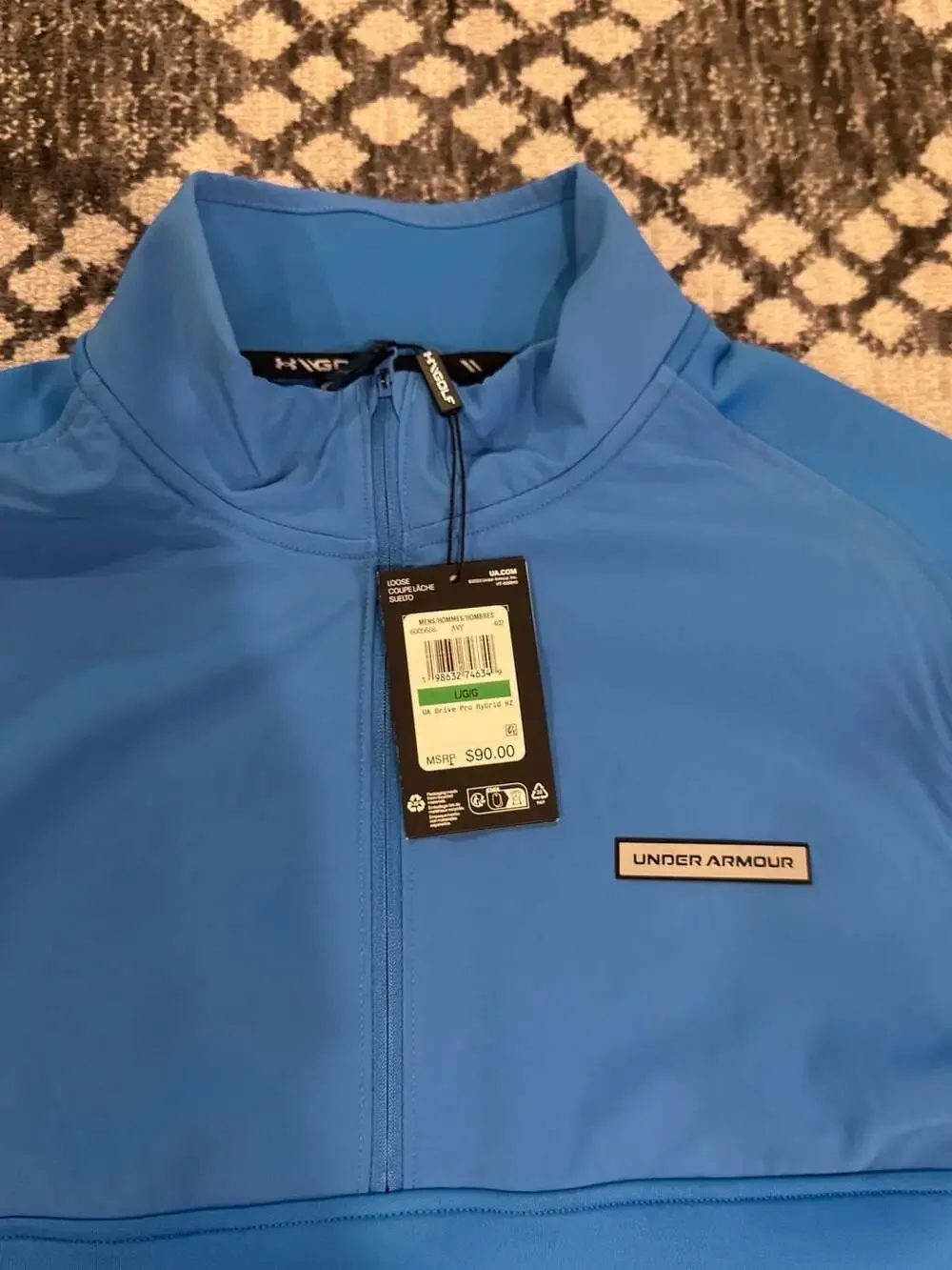 Under Armour Men's UA Drive Pro Hybrid 1/2 Zip Pullover